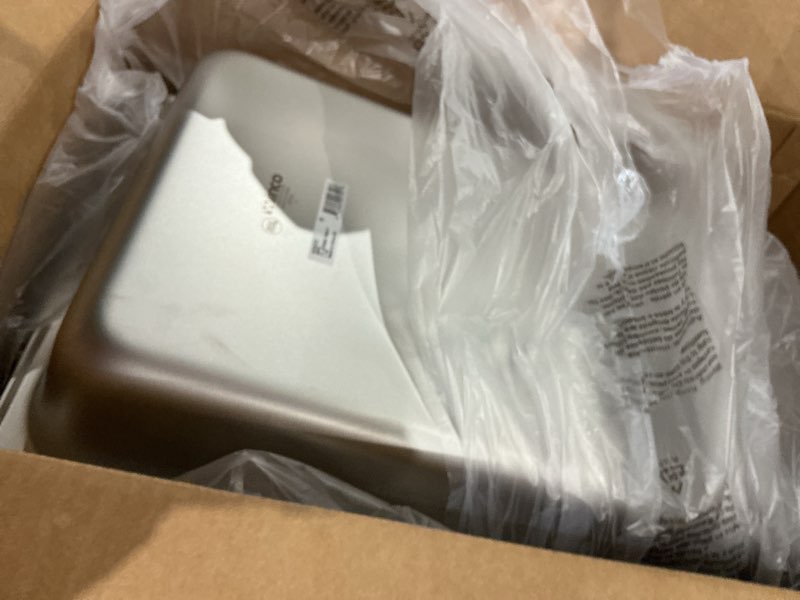 Condition photo showing Good Condition for winco 4-inch pan, full, stainless steel 4" deep straight sided