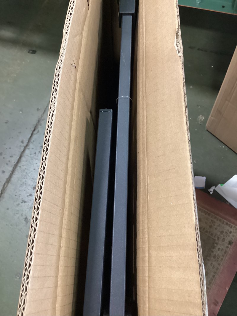 Condition photo showing As Is for Mom's Choice-GROWNSY Baby Gate for Stairs, 30.5"-48.4" Pressure Mounted Baby Gate for Top of Stair&Doorway with Y-Spindle Rods, Anti-Trip Pedal, Wide Stairs Dog Gate Easy Install w/Red Reminder,Black Black 29"-48"*30"