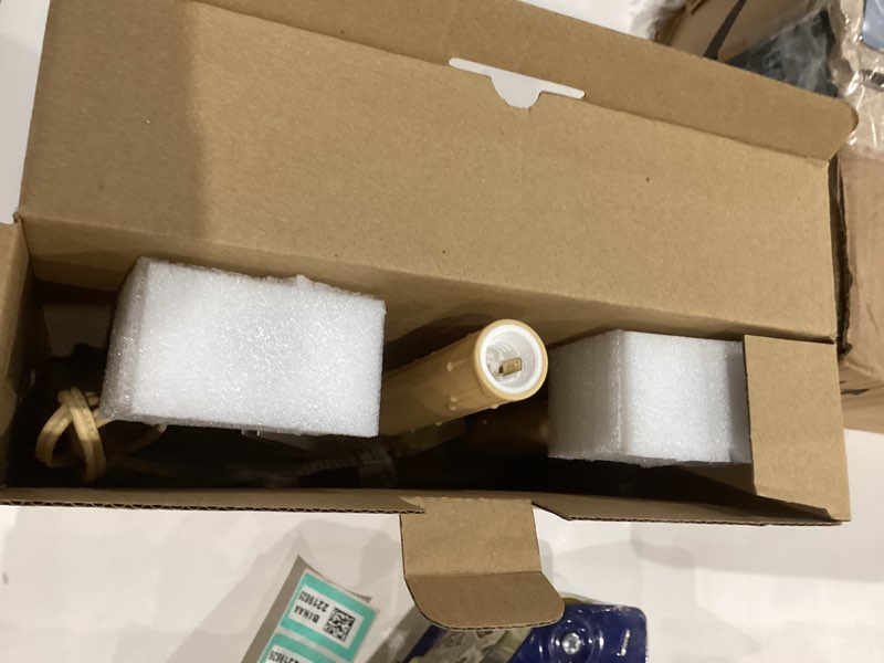 Condition photo showing New/Like New for 3 Light Christmas Window Candles, Electric Window Candle Lamp Lights Plug in Christmas Candle Lamp with 4 C7 Clear Bulbs (1 Spare Bulbs), Ivory Bases Plug in Candle for Decorations Yellow?3 Lights5W?