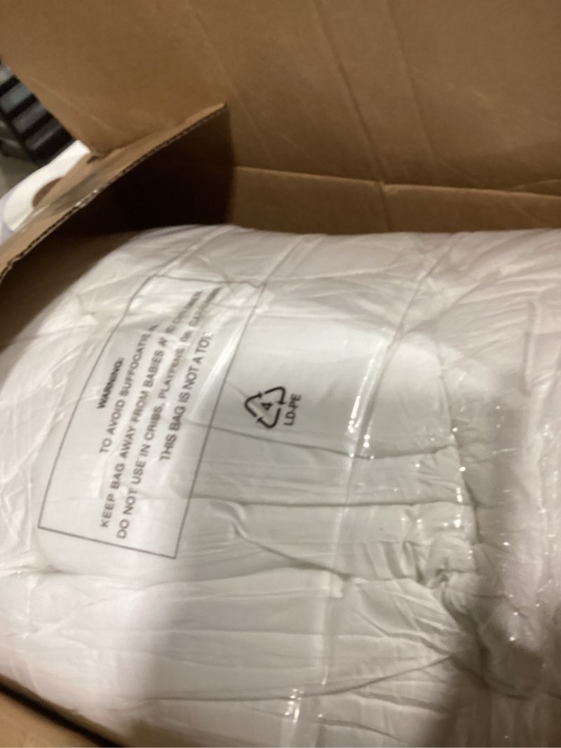 Condition photo showing New/Like New for cohome queen size mattress topper extra thick cooling mattress pad 400tc cotton top plush down alternative fill pillow top mattress cover with 8-21 inch deep pocket (60x80 inches, white-classic) white - classic queen