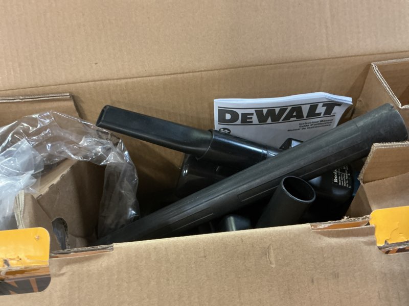 Condition photo showing Good Condition for dewalt 20v handheld vacuum cordless, car vacuum with hepa filter, 6 attachments and led light, high performance dry only small shop vac, battery not included (dcv501hb)
