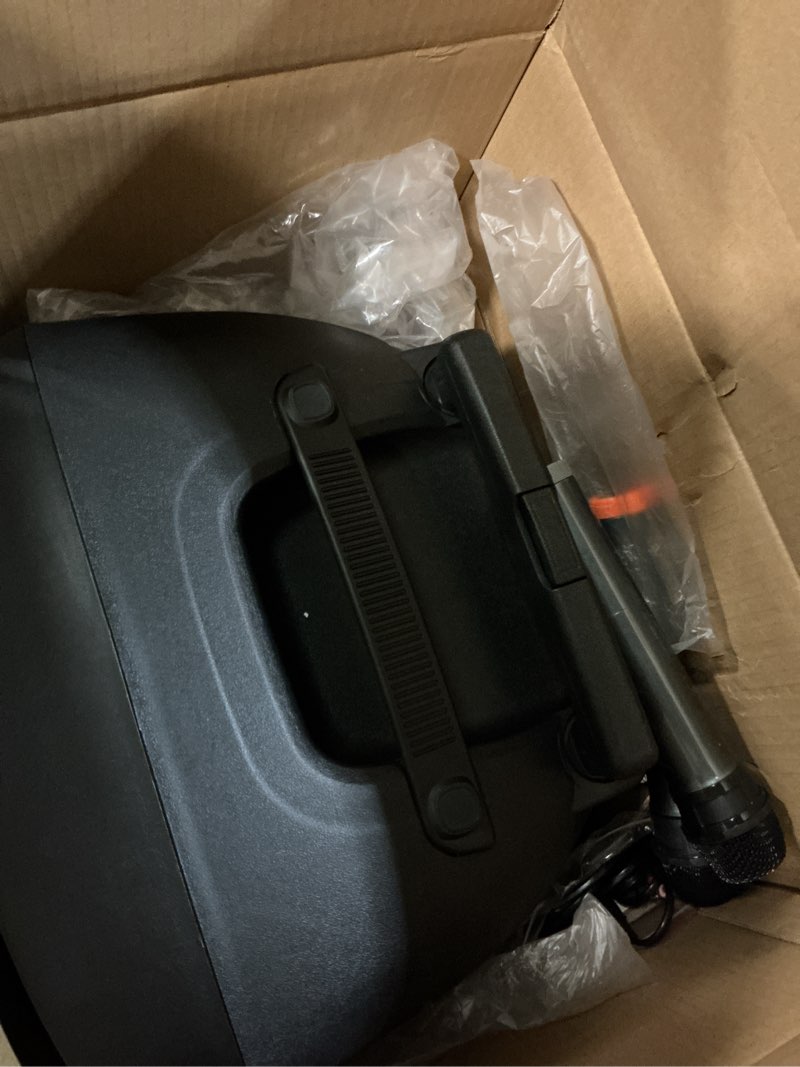 Condition photo showing Good Condition for Pyle 1600 Watt, 15" Bluetooth PA Speaker-Indoor/Outdoor Portable Sound System with (2) UHF Wireless Microphones Rechargeable Battery, Audio Recording, USB/SD Readers, FM Radio (PPHP1535WMU),Black