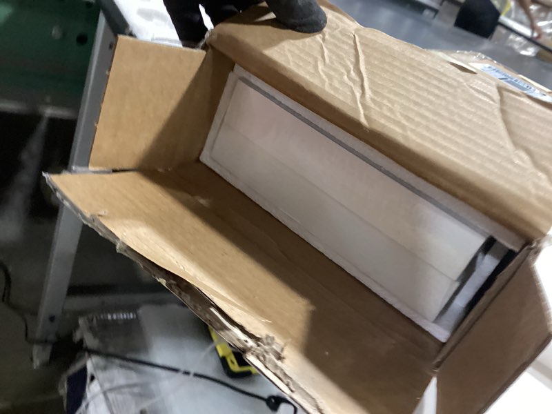 Condition photo showing Good Condition for bayka floating shelves white, 22.5 inches rustic wood wall mounted shelves for bathroom, bedroom, living room, kitchen & office, hanging display shelf with 22 lbs capacity