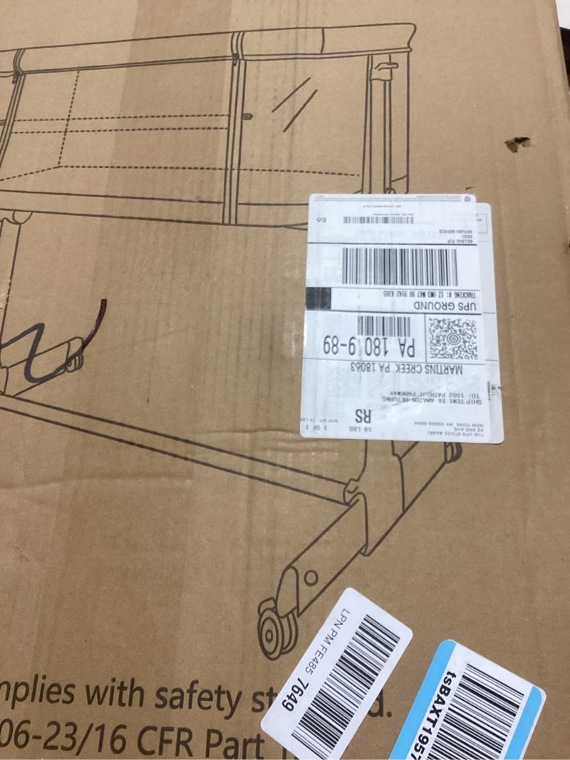 Condition photo showing New/Like New for Fodoss Baby Bassinets Bedside Sleeper - All Mesh Bedside Bassinet with Wheels, 7 Height Adjustable Baby Bassinet for Infants, Beige