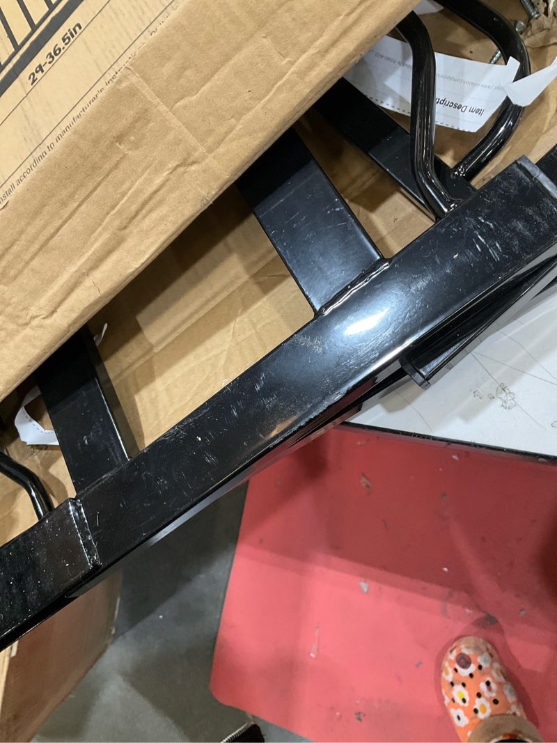 Condition photo showing Good Condition for regalo safety 36" extra tall baby gate for doorways & bottom of stairs, pressure mounted walk through gate for babies, toddlers & pets, tested & safe for 30 years, american designed, american owned black 29-36.5"w x 36"h
