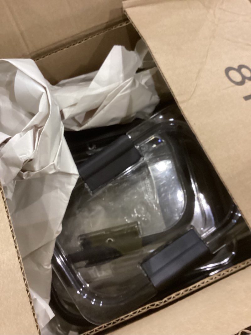 Glass storage containers