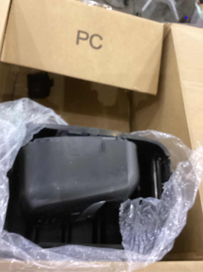 Condition photo showing As Is for Amazon Basics 8-Sheet Cross Cut Paper Shredder and Credit Card Shredder - Black 8 Sheet Black