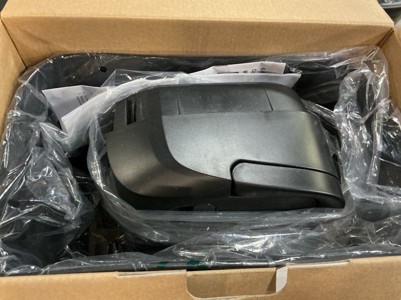 Condition photo showing As Is for pen+gear 6-sheet micro-cut paper/credit card shredder with 3.4 gallon bin, black,home and office use