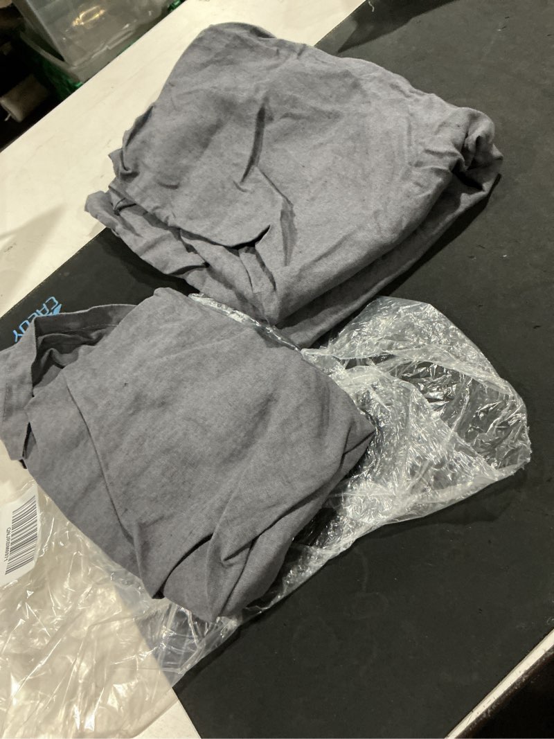 Condition photo showing As Is for (qty 2) quince european linen sham set