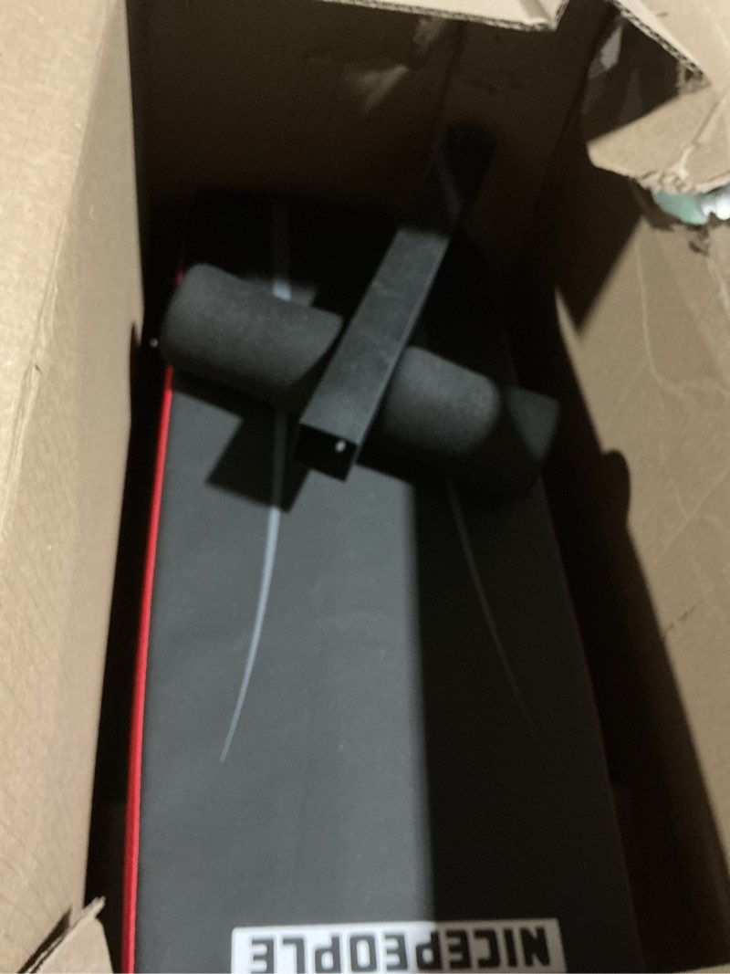 Condition photo showing As Is for NICEPEOPLE Basic Weight Bench for Home Gym, 8 Backrests Adjustable Bench with 660LBS Weight Capacity for Chest Shoulders Arms Muscles, Foldable and Compact for Small Space Apartment Room