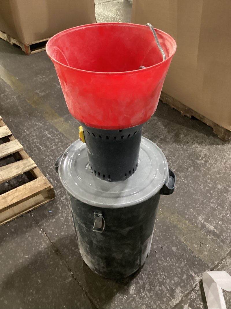 Condition photo showing As Is for 15.8 gallons corn grinder mill, dry grain mill grinders electric, grain grinder mills, farm home wheat grinders for spice rice feed flour cereals, 7 sizes sieves