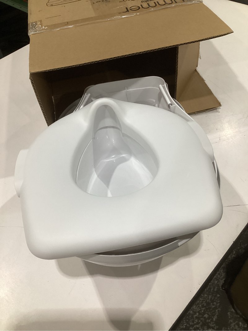 Condition photo showing As Is for (incomplete parts)summer infant by ingenuity my size potty pro in white, toddler potty training toilet, lifelike flushing sound, for ages 18 months+, up to 50 pounds