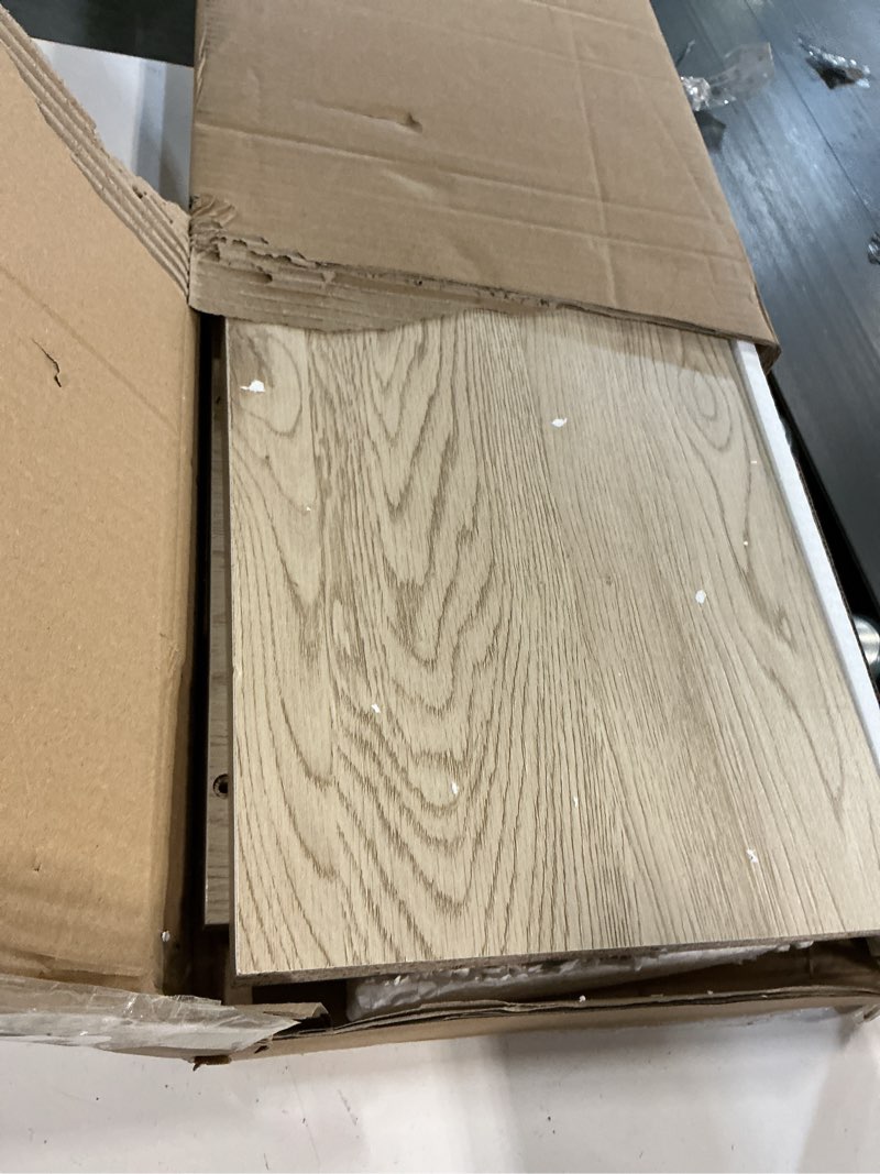 Condition photo showing As Is for whitmor wood stackable 2-shelf shoe rack, white oak, 24 inches?2 pack light brown 24 inch x2