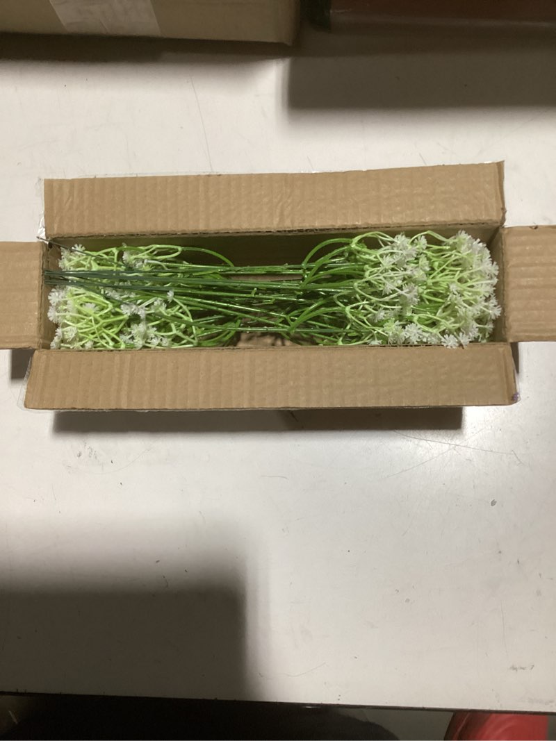 White Baby Breath Flowers Stick(Without Pot)