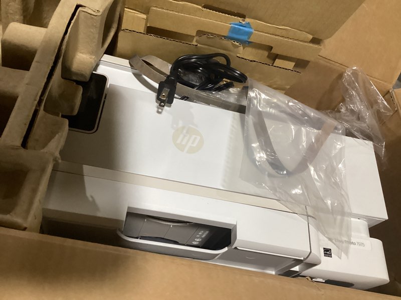 Condition photo showing As Is for HP Envy Photo 7975 Wireless Color Inkjet Photo Printer, Print, scan, Copy, Easy Setup, Mobile Printing, Best-for-Home, 3 Month Trial of Instant Ink Included, AI-Enabled (B63K3A)