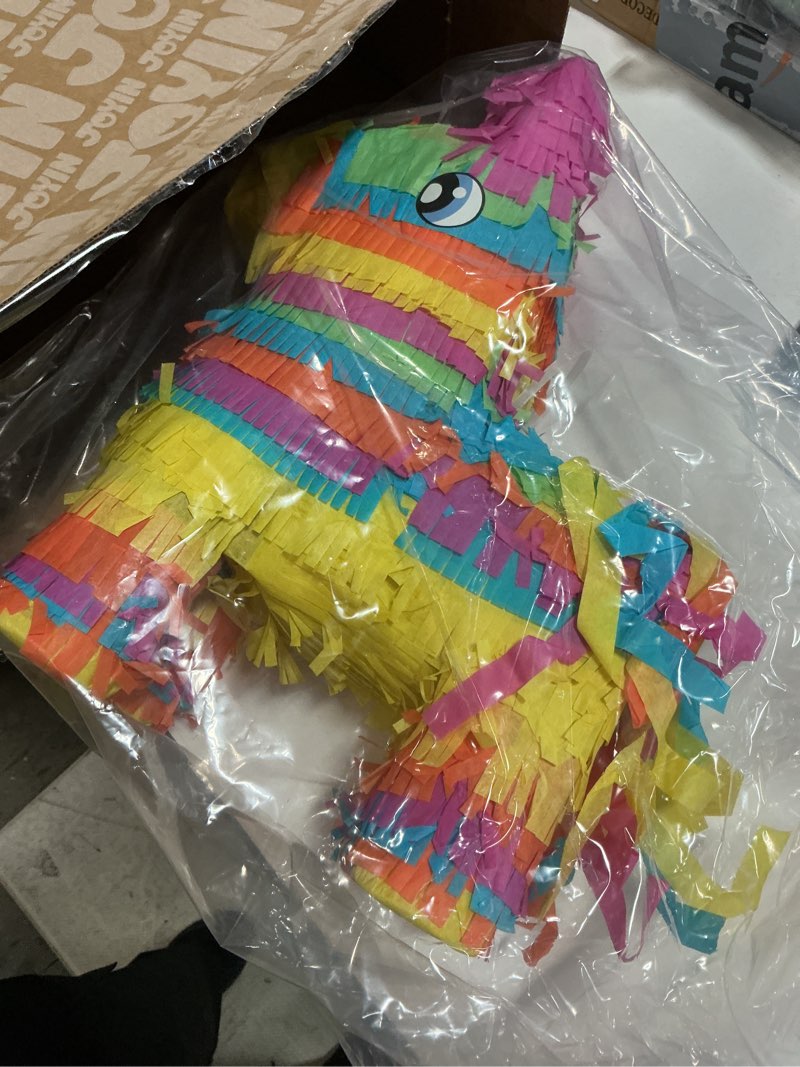 Condition photo showing Good Condition for cinco de mayo donkey pinata for kids birthday party for fun fiesta taco party supplies, luau event mexican theme decoration, carnivals festivals, taco tuesday event big donkey