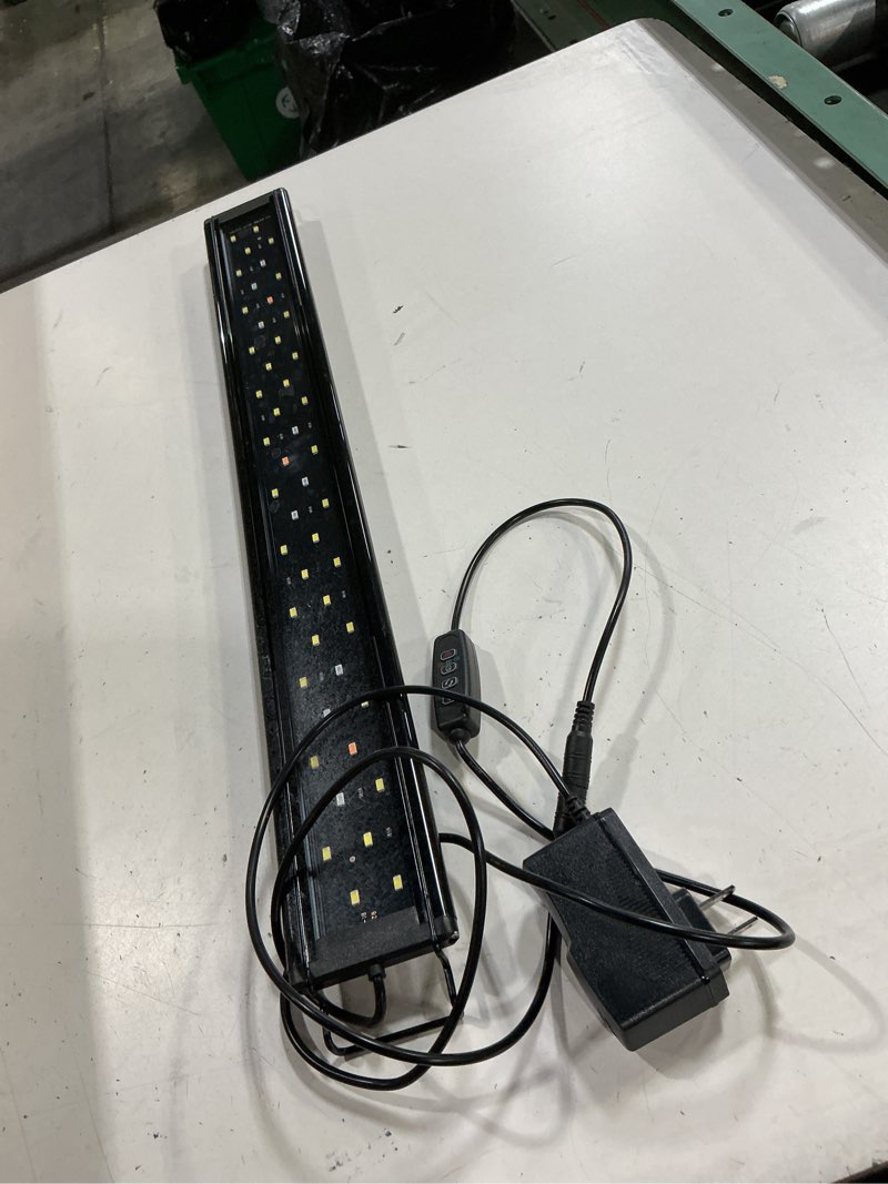 Condition photo showing As Is for fish tank light