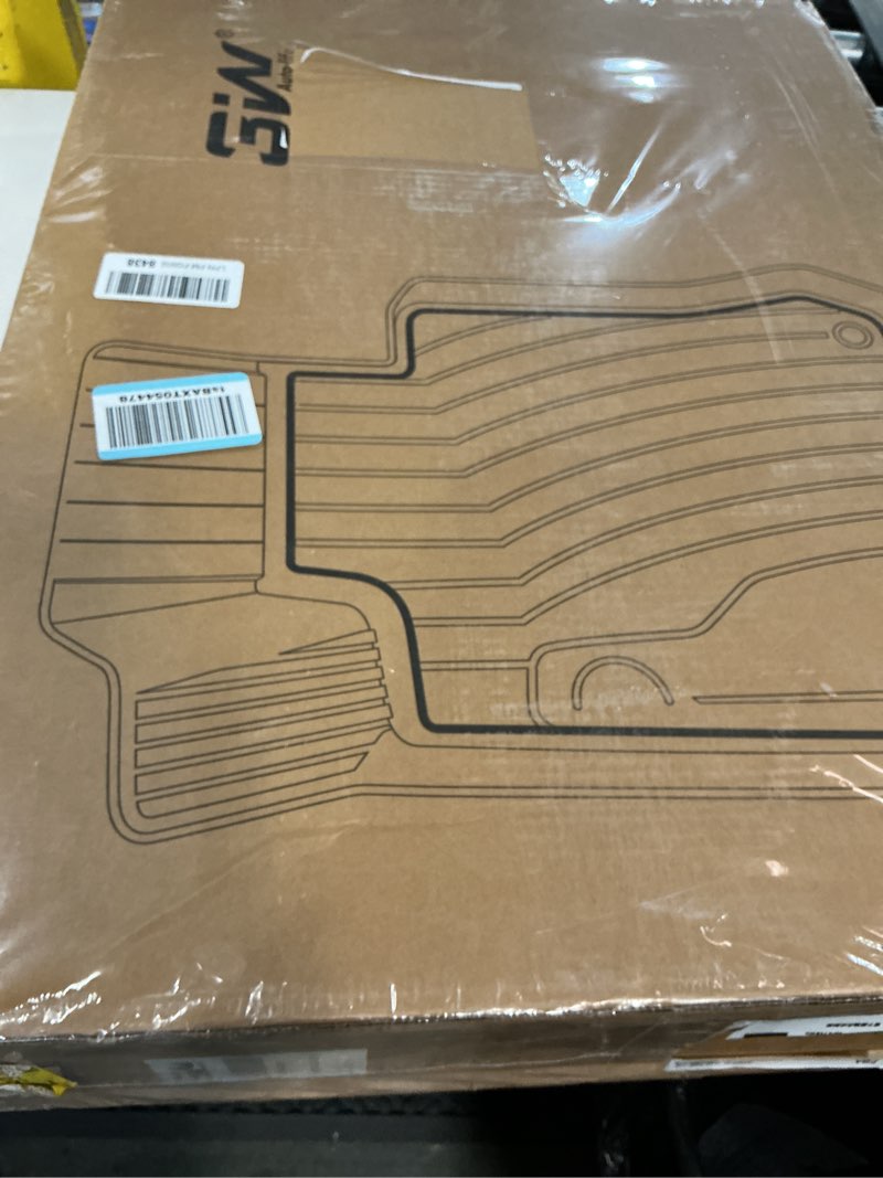 Condition photo showing New/Like New for 3w floor mats fit mazda cx-50 2023 2024 2025 (not for hybrid), tpe all weather liner 1st & 2nd row cx 50 accessories all season guard odorless anti-slip floor mats black for mazda cx-50 | 2023-2025 | 1st & 2nd row