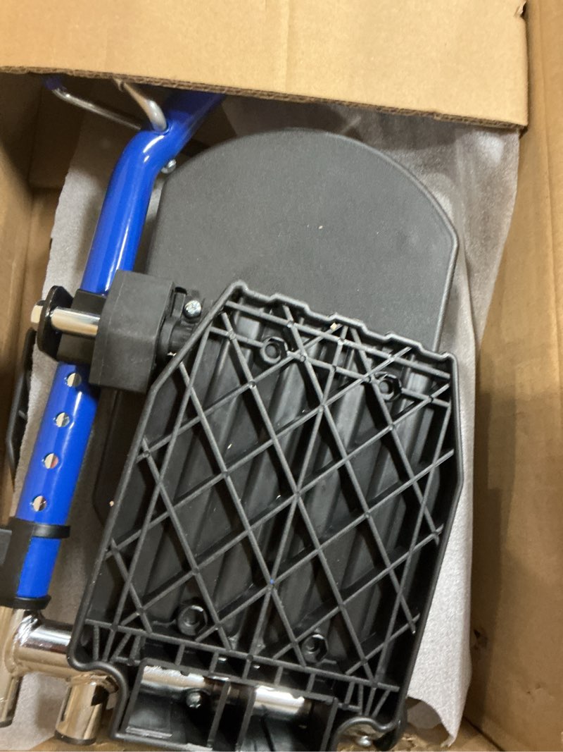 Condition photo showing Good Condition for wheelchair lift leg rest?wheelchair foot rest?drive wheelchair parts ?for standard wheelchairs?1pair? blue