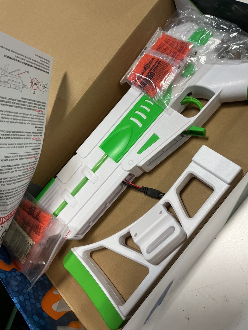 Condition photo showing As Is for splat-r-ball srb1200 pyro blaster kit