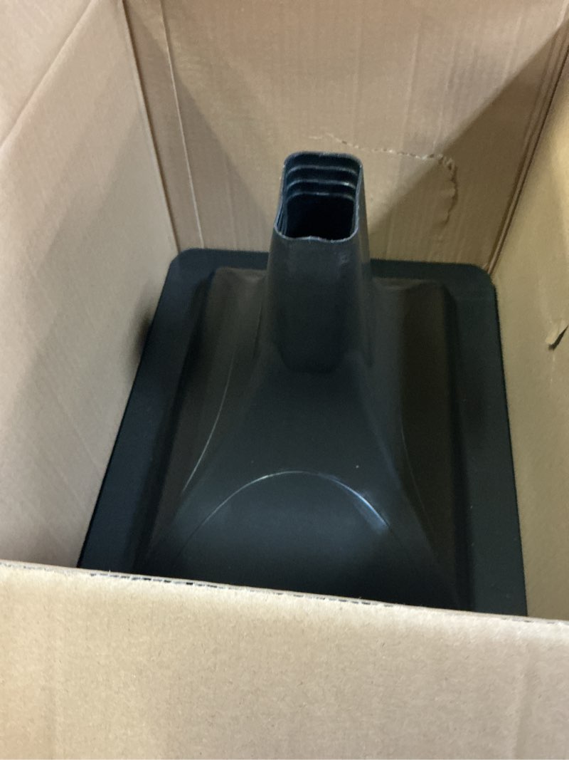 Condition photo showing Good Condition for muzata 4pcs black under deck drainage system downspout pe easy installation rain drain for 12"/16" joist spacing m078 4pack