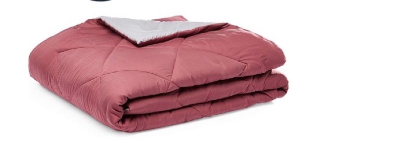amazon basics reversible lightweight microfiber all season comforter blanket, twin/twin xl, burgundy/grey twin/twin xl burgundy / grey