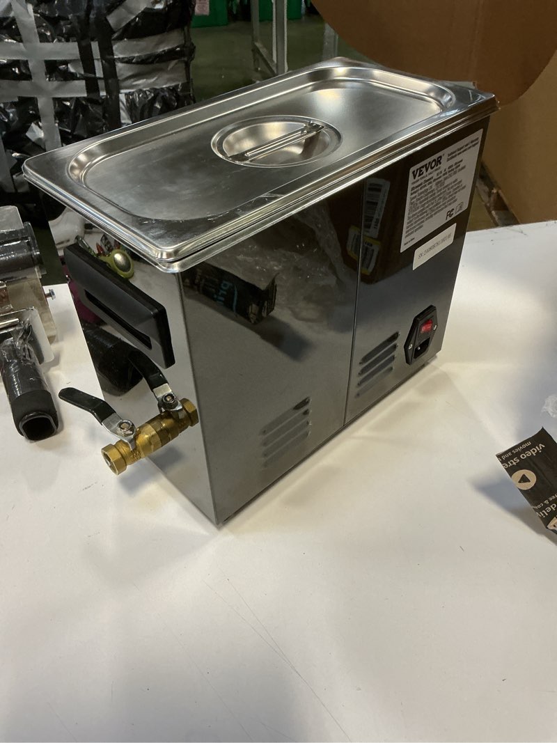 Condition photo showing New/Like New for Sonic Cleaner with Digital Timer & Heater, Professional Ultra Sonic Jewelry Cleaner, Stainless Steel Heated Cleaning Machine for Glasses Watch Rings Small Parts Circuit Board (6L)