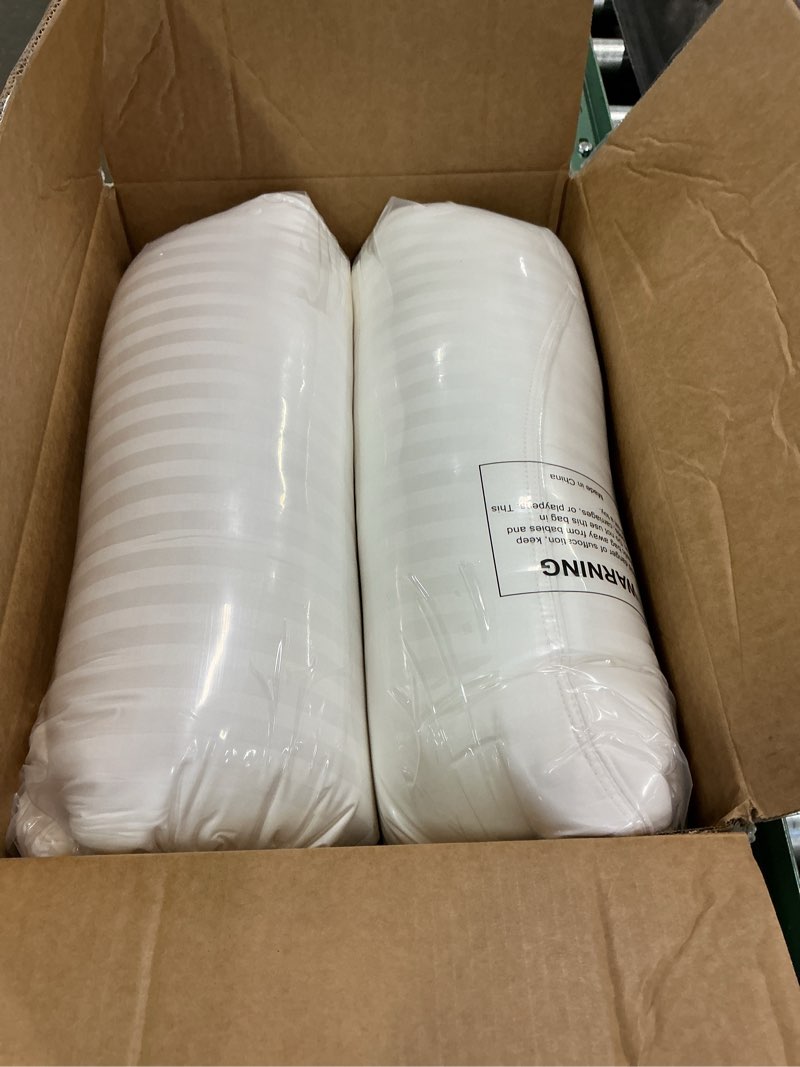 Condition photo showing New/Like New for Beckham Hotel Collection Bed Pillows Standard/Queen Size Set of 2 - Original Soft Down Alternative Pillow for Sleeping - Soft Support for Back, Stomach or Side Sleepers