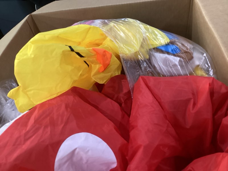 Condition photo showing As Is for easter inflatable 