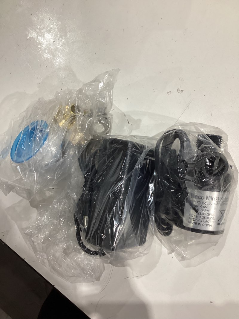 Condition photo showing Good Condition for 14a dc 12v solar water pump - 3.43gpm, 19.6ft lift, ultra-quiet brushless motor w/adapter - for solar heaters, rvs, brewing & farms (non-self-priming)