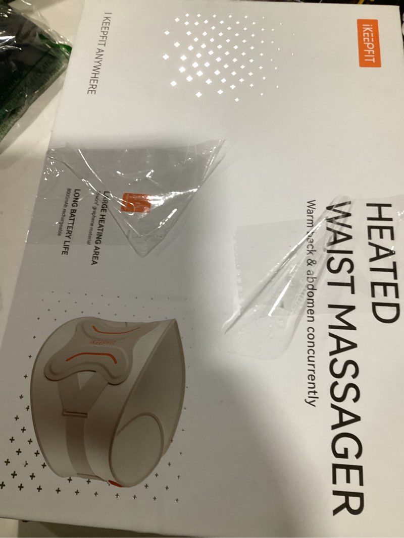 Condition photo showing Good Condition for ikeepfit cordless heating pad with massager for back pain relief: maxwarm® 4.0, portable heated back