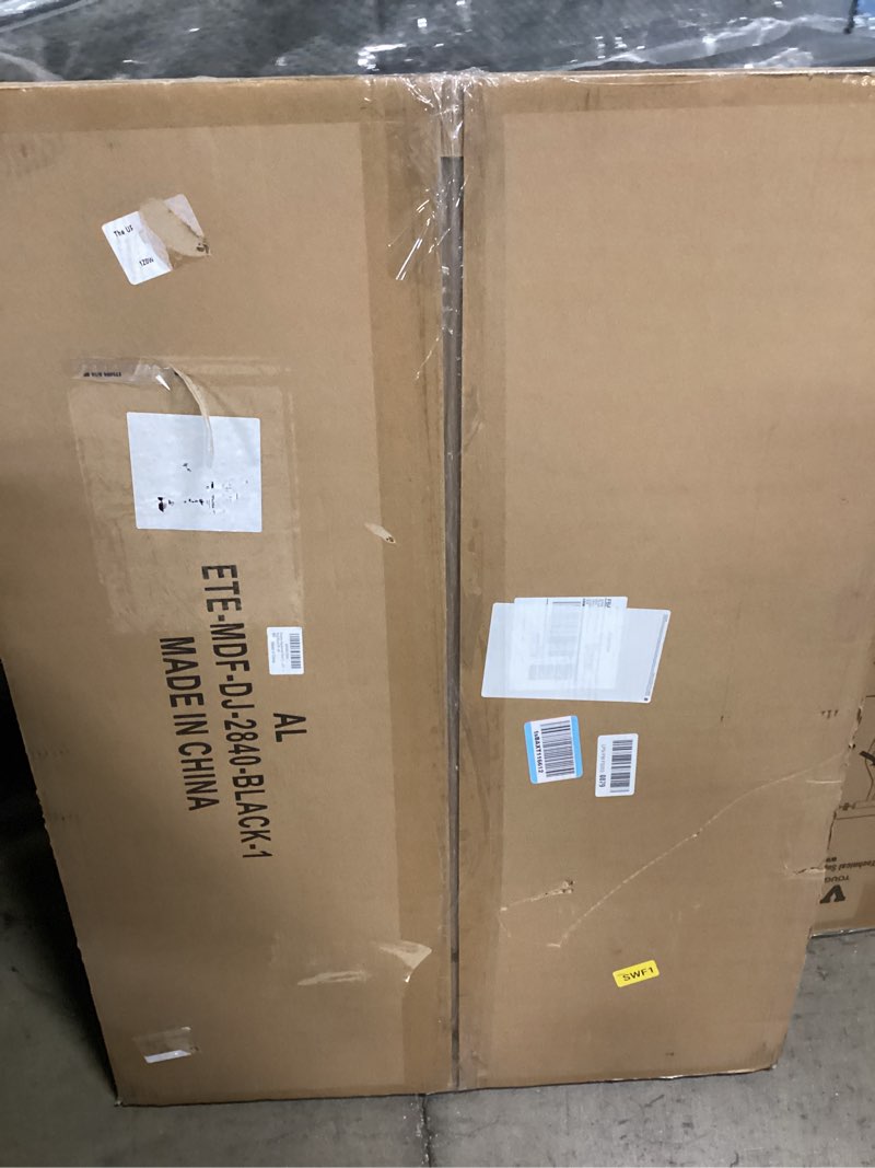 Condition photo showing New/Like New for engineered wood 28x40 frame, black picture frame for 28 x 40 inch poster puzzle photo, light weight 28 by 40 poster frame with wood-grain for wall - 1 pack/black/28 x40 1 28x40
