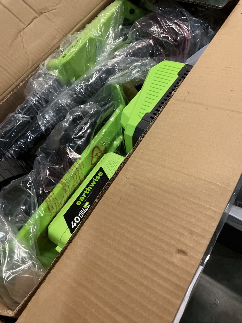 Condition photo showing New/Like New for Earthwise SN74016 40-Volt Cordless Electric Snow Shovel, Brushless Motor, 16-Inch width, 300lbs/Minute (Battery and Charger Included)