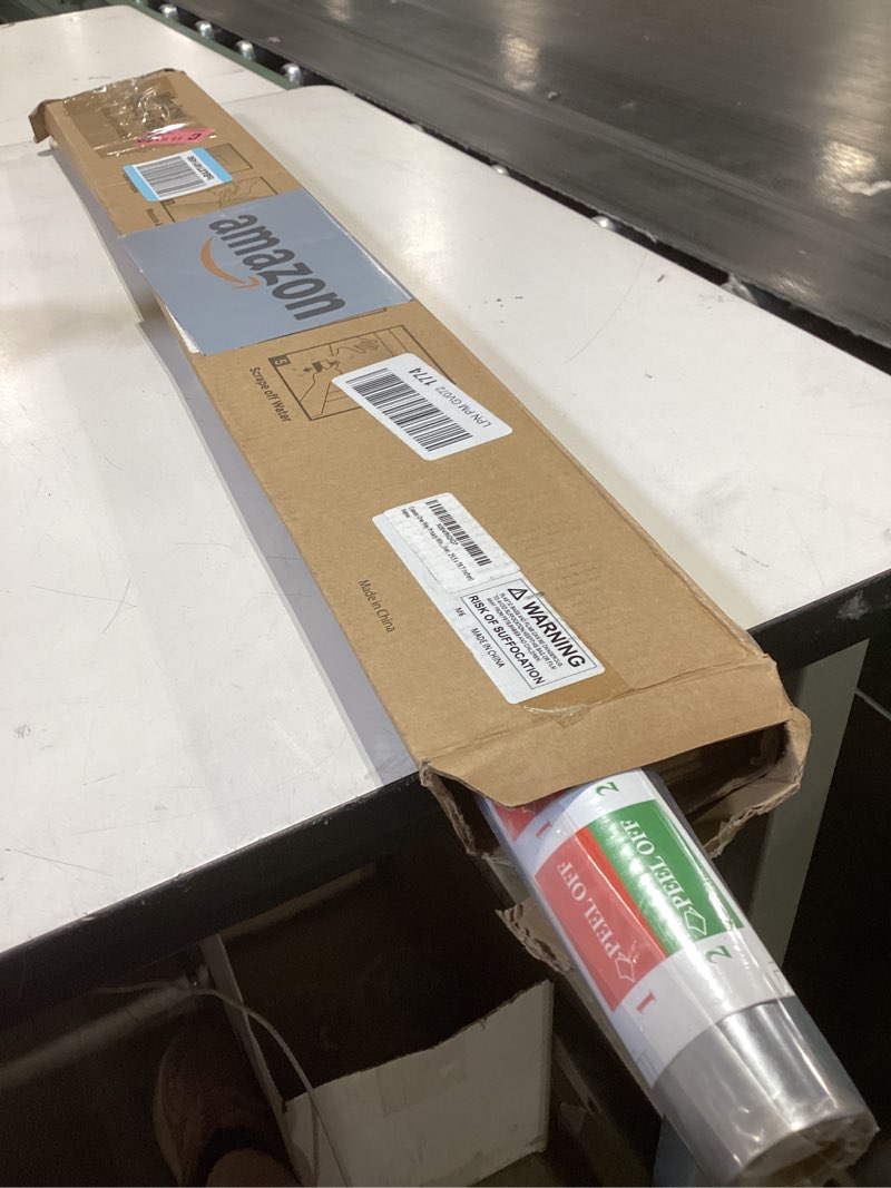 Condition photo showing New/Like New for coavas one way privacy window film, sun blocking reflective window film see out not in, heat control window tint for home, anti uv static cling for windows office door (silver, 29.5 x 78.7 inches) 29.5 x 78.7 inch silver-silver