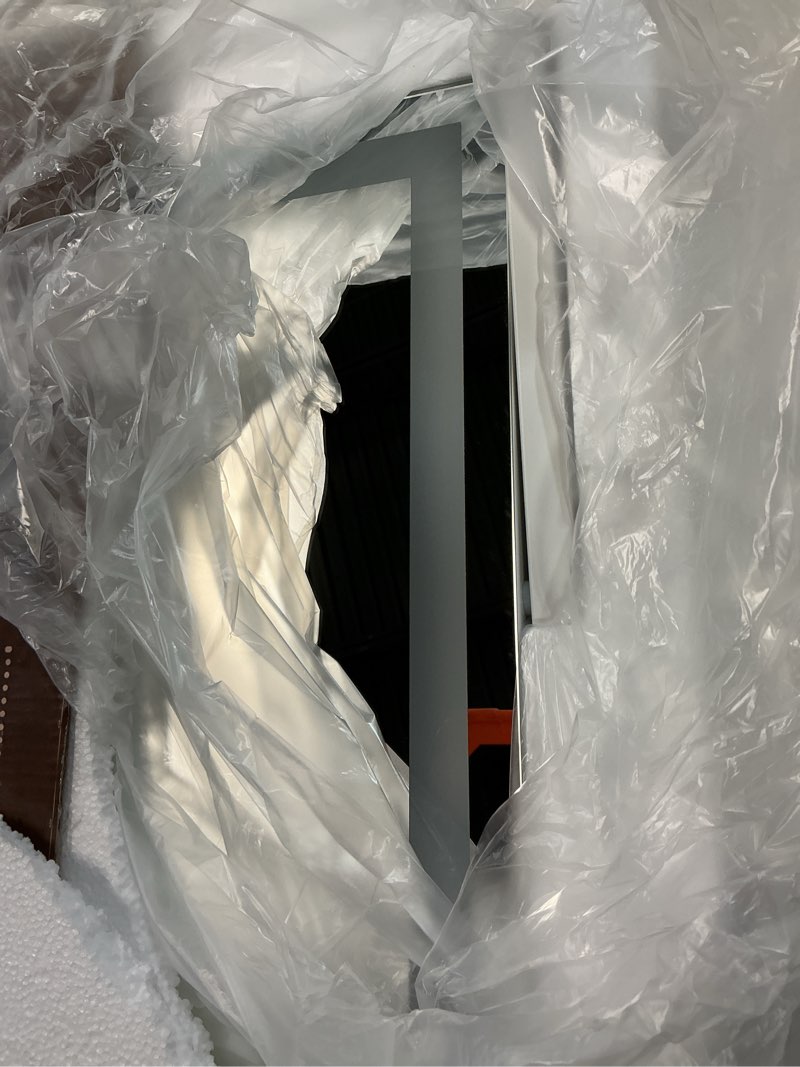 Condition photo showing New/Like New for ROLOVE Vanity Mirror with Lights 22"x18", Lighted Makeup Mirror with 10X Magnification, Smart Touch 3 Colors Dimmable, 360° Rotation, Women Gift, Dresser Mount, Bathroom (White) White 22"L x 18"W