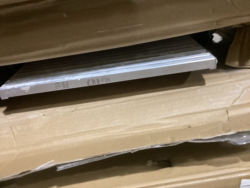 Condition photo showing Good Condition for little giant ladders, jumbo step, 4-step, 3 foot, step stool, aluminum, type 1aa, 375 lbs weight rating, (11904), gray 4 step aluminum ladders