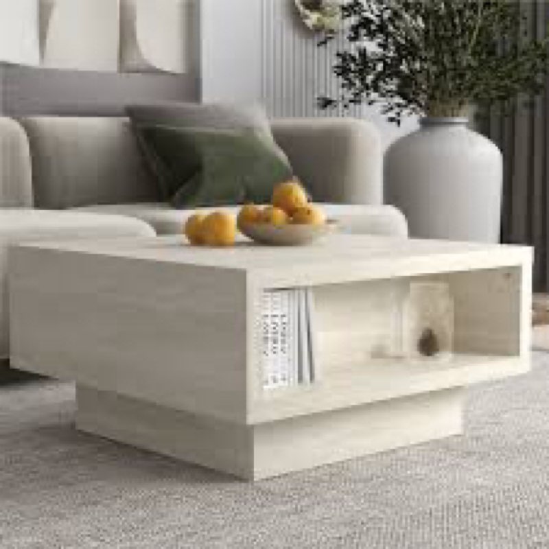 Caomhan Pedestal Coffee Table with Storage