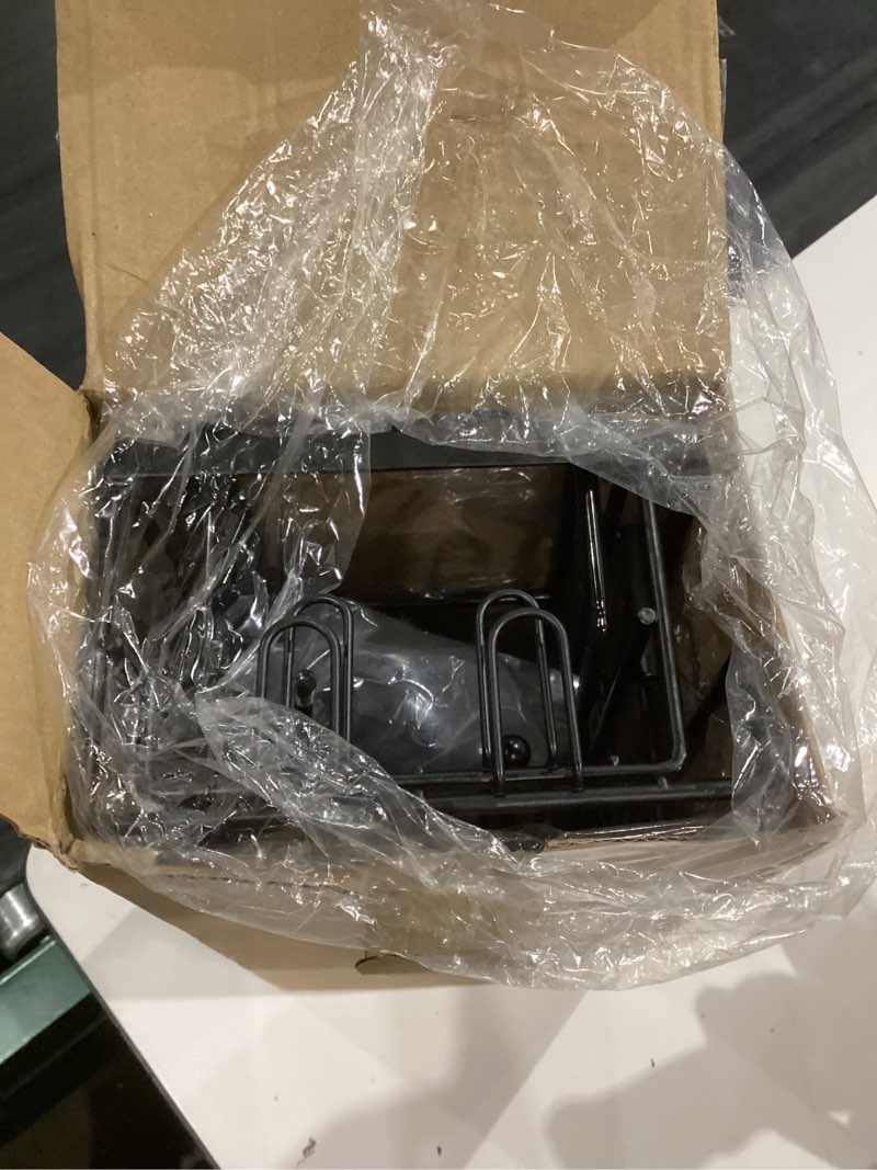 Condition photo showing Good Condition for Over the Door Shower Caddy Hanging: Black Rustproof Shower Organizer over the Door - No Drilling Bathroom Rack for Inside