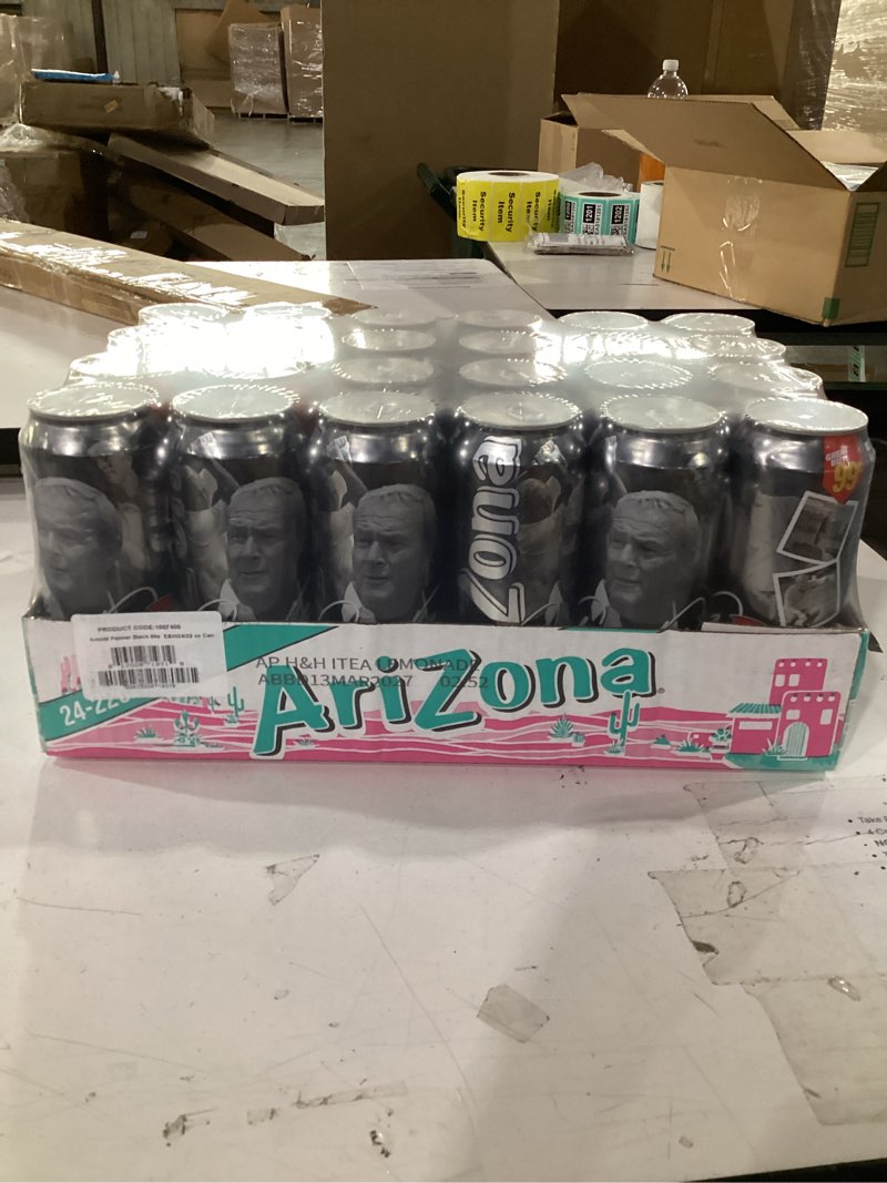 Condition photo showing New/Like New for best by 3/13/27***arizona arnold palmer half and half - big can, 22 fl oz (24 pack) arnold palmer 22 fl oz (24 pack)