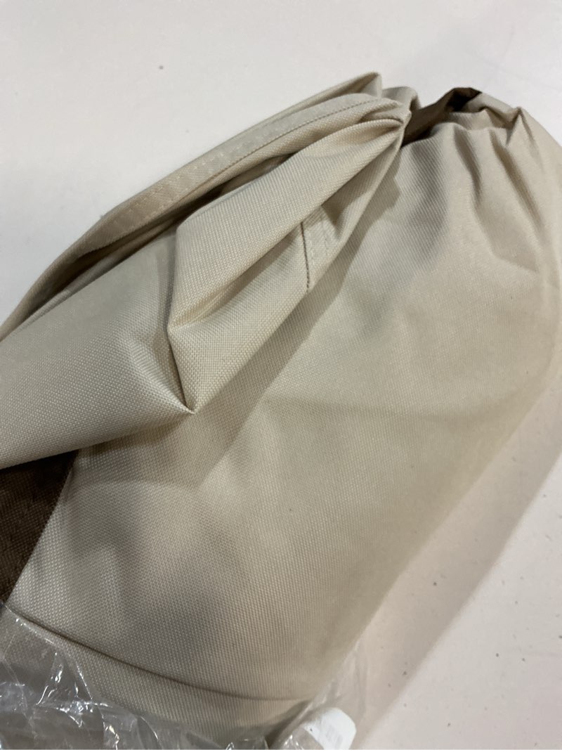 Condition photo showing Good Condition for vailge 2-seater heavy duty patio bench loveseat cover,100% waterproof outdoor sofa cover, lawn patio furniture covers with air vent, medium(standard), beige & brown beige & brown standard-m-loveseat cover-34"dx78"wx32"h