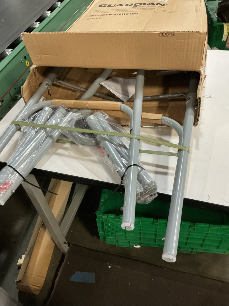 Condition photo showing New/Like New for Medline Lightweight Folding Walkers for Seniors, Adults with 5” Wheels, Steel Frame Supports up to 400 lbs.