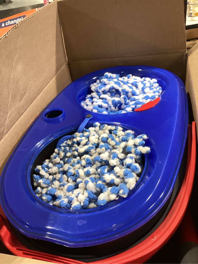 Condition photo showing Good Condition for o-cedar rinseclean spin mop & bucket system + 2 extra mop heads| clean with water | removes 99% of bacteria plastic rinseclean spin mop & bucket + 2 extra refills cleaning system
