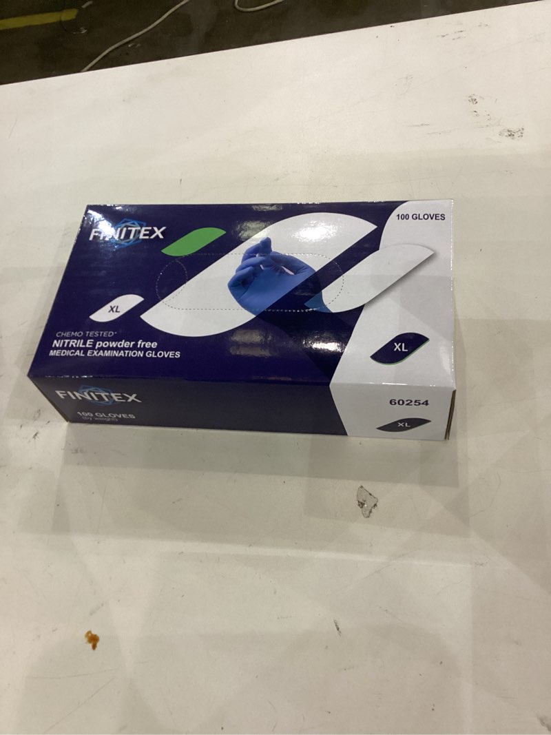Condition photo showing New/Like New for Finitex 100 gloves XL