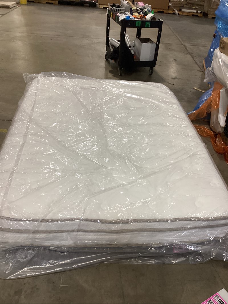 Condition photo showing Good Condition for (similar item) egohome full size memory foam mattress, 8 inch bed mattress in a box with cooling green tea gel, pressure relief with medium firm support, certipur-us certified, 75''l x 54''w, ?37.3 pounds white medium firm 8.0 inches fulla