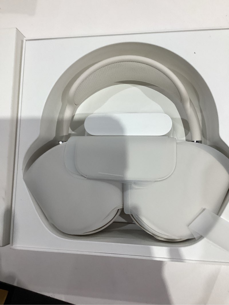 Condition photo showing Good Condition for Apple AirPods Max Wireless Over-Ear Headphones, Pro-Level Active Noise Cancellation, Transparency Mode, Personalized Spatial Audio, USB-C Charging, Bluetooth Headphones for iPhone - Starlight Starlight Without AppleCare+