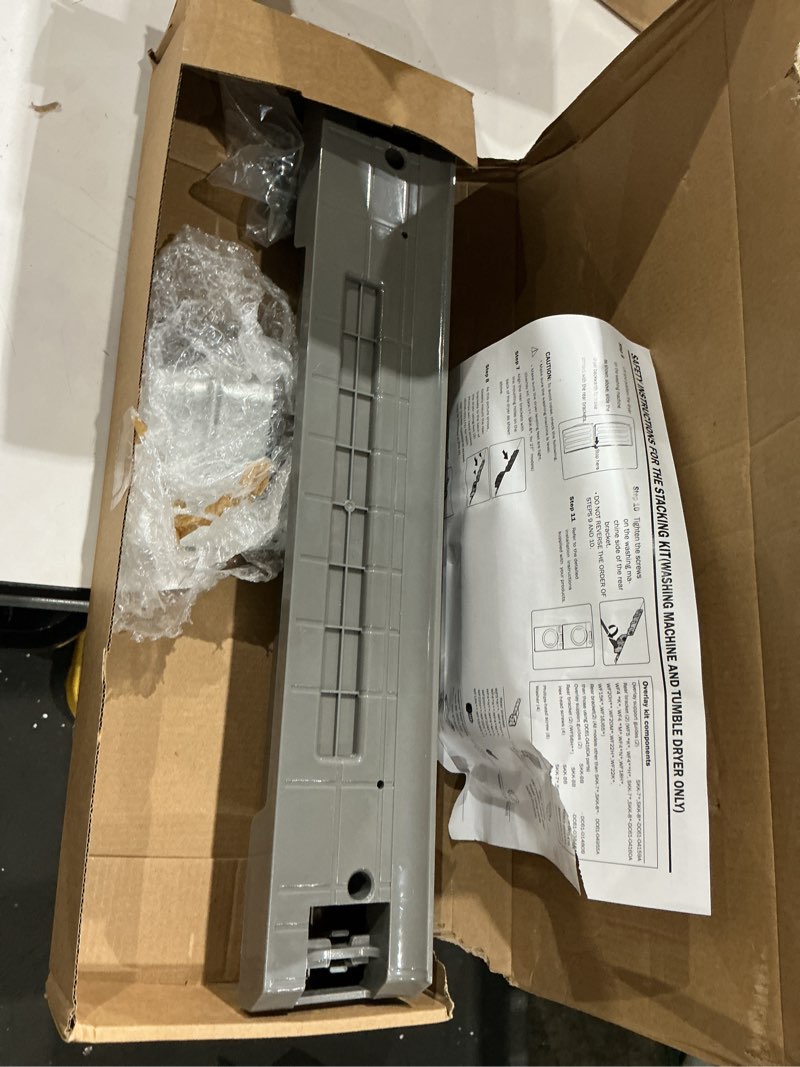 Condition photo showing As Is for 2026 upgraded skk-7a skk8k samsung washer dryer stacking kit - fit for samsung 27-inch front-load washers and dryers - samsung laundry stacking kit-replaces skk-7a, skk-8k, sk-5a, sk-5axaa by blutoget