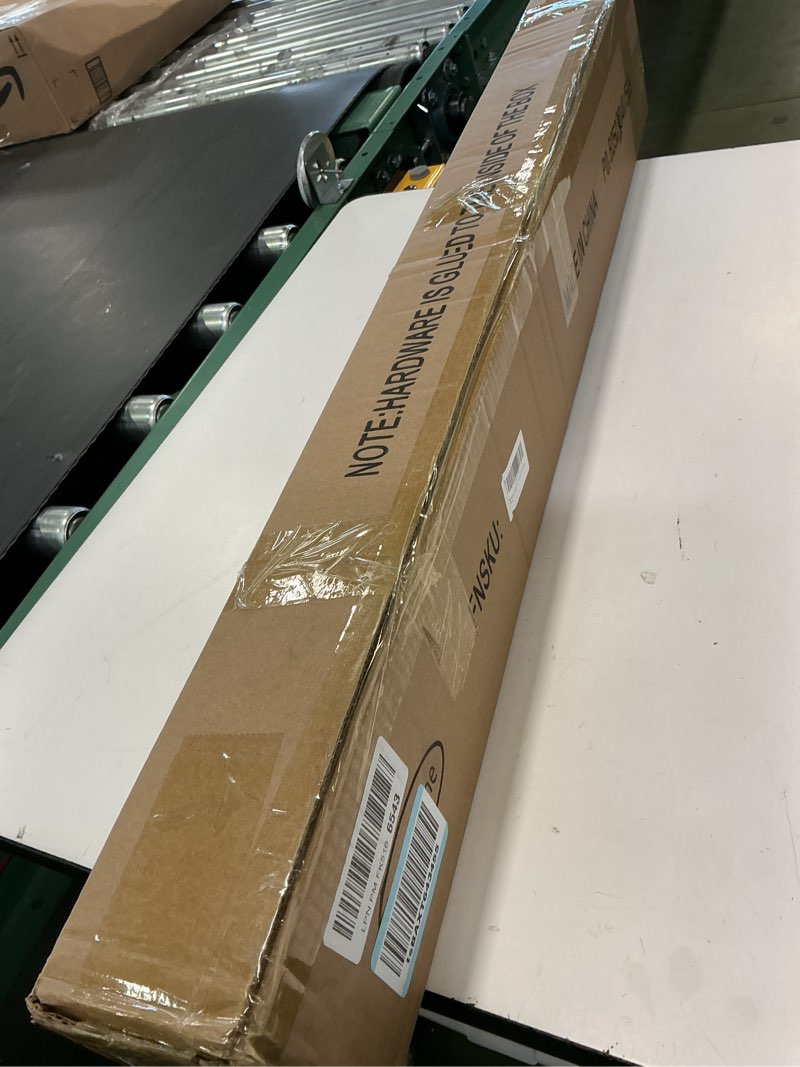 Condition photo showing New/Like New for Antique Bronze Double Corner Window Curtain Rods with Aluminum End Cap Finials and Brackets,1 Inch Diameter Dual Bay Window Curtain Rods, Adjustable 2 Sided 32-58" and 32-86 Center Double Rod 32-58"&32-86"&32-58" Antique Bronze