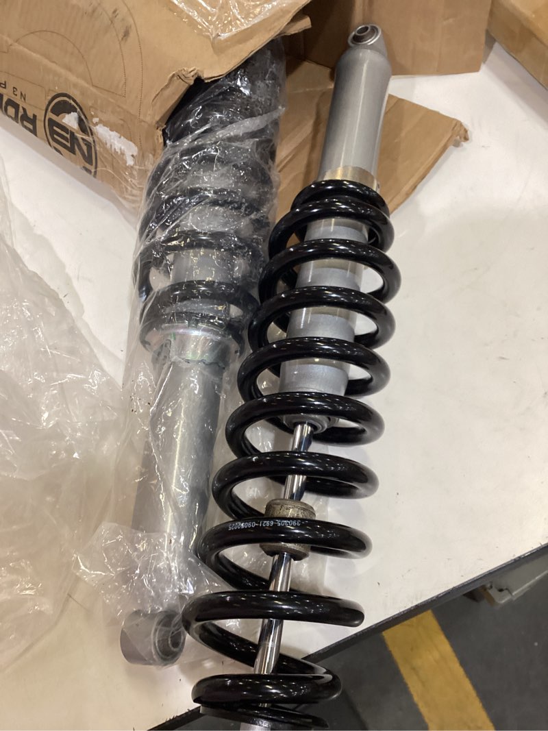 Condition photo showing As Is for n3 shock pair rear adjustable shock absorber for atvs, dirt bikes, go karts, etc