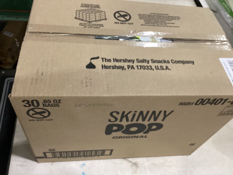 Condition photo showing Good Condition for *bb 1/31/26*skinnypop popcorn, original, whole grain, dairy-free snack, 0.65oz bags (30ct) original 0.65 ounce (pack of 30)