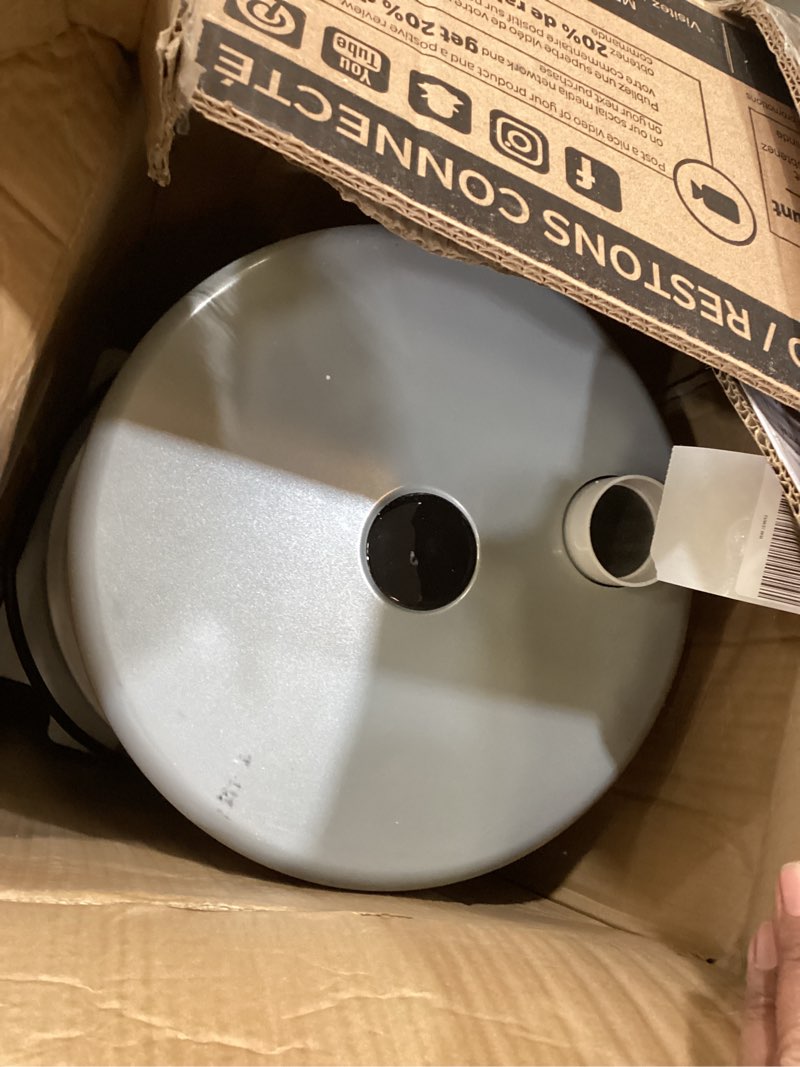 Condition photo showing As Is for ovo heavy duty powerful central vacuum system, hybrid filtration (with or without disposable bags) 35l or 9.25gal, 700 airwatts with 35ft deluxe plus accessory kit included pack c 35'